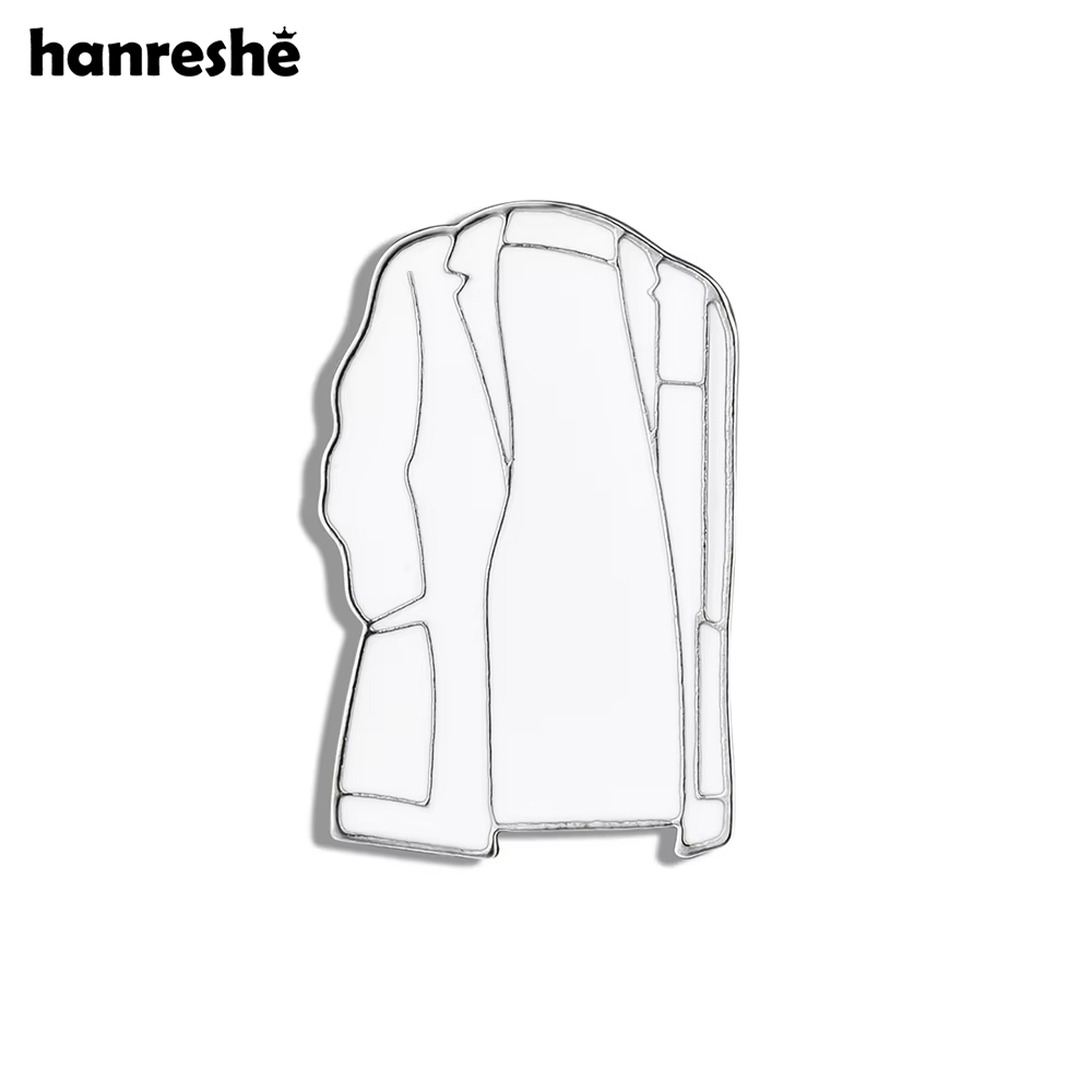Medical Laboratory Scientist - Hanreshe-Broche en émail pour manteau blanc,